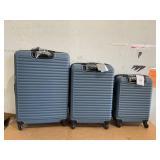 3PCS KIVDIT Luggage Sets Hardshell Suitcase with TSA Lock Spinner Wheels