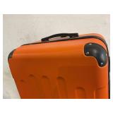 3PCS Zimtown Hardside Lightweight Spinner Orange Luggage Set with TSA Lock
