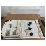 PUNCIA 5-Drawer Mobilable Wood File Storage Cabinets with Power Outlets