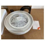 BLITZWILL 20" Round Ceiling Fans with Lights, Dimmable Color Temperature and 6 Speeds, Remote & APP Control