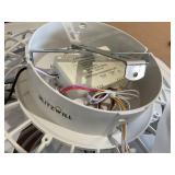 BLITZWILL 20" Round Ceiling Fans with Lights, Dimmable Color Temperature and 6 Speeds, Remote & APP Control