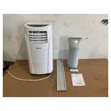 Costway 8000 BTU ASHRAE Portable Air Conditioner & Dehumidifier Function Remote w/ Window Kit