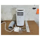Costway 8000 BTU ASHRAE Portable Air Conditioner & Dehumidifier Function Remote w/ Window Kit