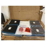 5PCS Dining Table & Chair Set with 4 Velvet Upholstered and Density Sponge Padded Dining