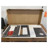 5PCS Counter Height Dining Set, Industrial Dining Room Table Sets, Rectangle Pub Table Set