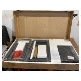 5PCS Counter Height Dining Set, Industrial Dining Room Table Sets, Rectangle Pub Table Set