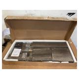 Hoffree L Shaped Computer Desk, 360 Degree Rotating Home Office Desk with 2 Tier Storage Shelves