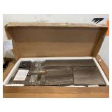 Hoffree L Shaped Computer Desk, 360 Degree Rotating Home Office Desk with 2 Tier Storage Shelves