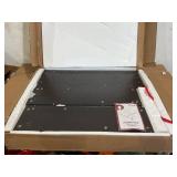 Folding Dining Table Drop Leaf Table for Small Spaces with 2 Tier Storage Racks