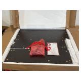 Folding Dining Table Drop Leaf Table for Small Spaces with 2 Tier Storage Racks