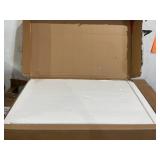 Hommpa Coffee Table with 4 Drawers LED Center Cocktail Table White High Gloss Finish