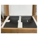 Hommpa Coffee Table with 4 Drawers LED Center Cocktail Table White High Gloss Finish