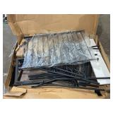 6PCS Ktaxon Dining Room Set Modern Kitchen Table Set with 4 Chairs and 1 Bench