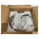 Ceiling Fan with Light, Dimmable with Remote, 6 Speeds White