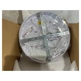 Ceiling Fan with Light, Dimmable with Remote, 6 Speeds White