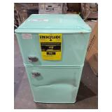 Antarctic Star Compact Mini Refrigerator Separate Freezer, Small Fridge Double 2-Door