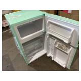 Antarctic Star Compact Mini Refrigerator Separate Freezer, Small Fridge Double 2-Door