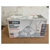 SENIX 20" Gas Lawn Mower, 125 cc 4-Cycle Briggs & Stratton Engine, Push Lawnmower with Side Discharge