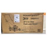 PowerSmart Gas Lawn Mower, 21" 144cc 2-in-1 Walk-Behind , Side Discharge Push Lawn Mower