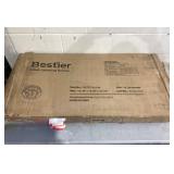 Bestier Computer Gaming PC Desk Gamer Table with LED Lights