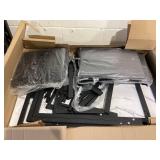 Bestier Computer Gaming PC Desk Gamer Table with LED Lights