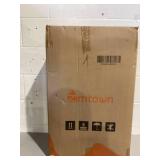 3PCS Zimtown Hardside Lightweight Spinner Dark Gray Luggage Set with TSA Lock