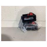 LOT OF 2 Milwaukee 48-11-1880 M18 Redlithium High Output 18v 8.0 Ah Lithium-Ion Batteries