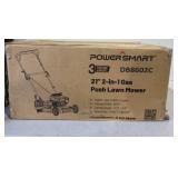 PowerSmart Gas Lawn Mower, 21" 144cc 2-in-1 Walk-Behind , Side Discharge Push Lawn Mower