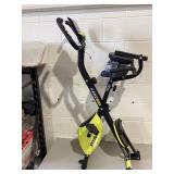 Pooboo 4in1 Folding Exercise Bike Indoor Cycling Bike Stationary Magnetic x Bike Gym Workout 300lb