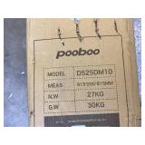 Pooboo Exercise Bike D525DM10, Adjustable Magnetic/Brake Pad Resistance Silent Belt Drive