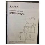 Aeitto Cold Press Juicer, Juicer Machines with 3.3" Large Feed Chute