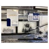 ODK 49" L Shaped Desk with Headphones Holder, Monitor Stand