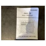 Donner DKA-20 Keyboard Amplifier 20 Watt AMP with Aux in and Two Channels