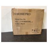 Outdoor Fire Pit for Wood 32" Metal Firepit