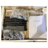 Oak Color Mobile File Cabinet with Lock and 3-Drawers