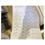 Oak Color Mobile File Cabinet with Lock and 3-Drawers