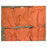 Hampton Bay Universal Quarry Red Sectional Slipcover 11 Set