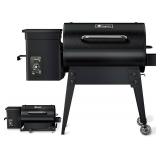 KingChii Portable Electric Wood Pellet Grill & Smoker with Foldable Legs