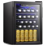 Antarctic Star 24 Bottle Wine Cooler/Cabinet Beverage Refrigerator