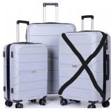 Luggage Sets 2 Piece PP Suitcase Set Hardside Spinner