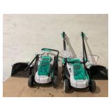 LOT OF 2 Litheli 20V 13" Cordless Lawn Mower, Electric Lawn Mowers for Garden