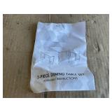 3PCS AWQM Dining Table Set with 2 Benches, Kitchen Table Set for 4