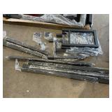 3PCS AWQM Dining Table Set with 2 Benches, Kitchen Table Set for 4