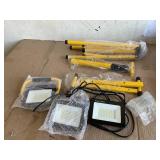 21000 Lumen Work Lights with Stand,3 Adjustable Head LED Work Light, with Adjustable and Foldable Tripod Stand