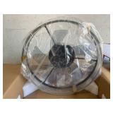 Gosonkt Low Profile Ceiling Fan with Lights and Remote