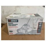 SENIX 20" Gas Lawn Mower, 125 cc 4-Cycle Briggs & Stratton Engine, Push Lawnmower with Side Discharge