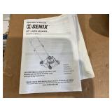 SENIX 20" Gas Lawn Mower, 125 cc 4-Cycle Briggs & Stratton Engine, Push Lawnmower with Side Discharge