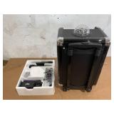 Karaoke Machine - Portable PA System with Wireless Mics, Subwoofer, Lights, Phone/Tablet Holder, Remote