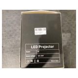 LOT OF 4 GROVIEW Projector, 1080P Bluetooth Mini Projector with 100 Projector Screen
