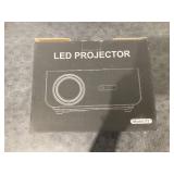 LOT OF 4 GROVIEW Projector, 1080P Bluetooth Mini Projector with 100 Projector Screen